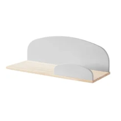 Vipack wandplank Kiddy - grijs - 65 cm