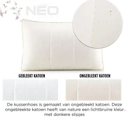 Vitapur Kinderkussen - Traagschuim vulling - 40x60 cm - 2 stuks Best