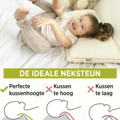 Vitapur Peuter Hoofdkussen - Kinder hoofdkussen 40x60 cm Hot