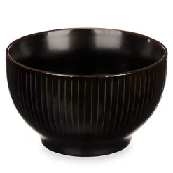 Vivalto schaaltjes/kommetjes - porselein - zwart - D14 cm