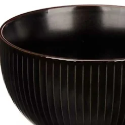 Vivalto schaaltjes/kommetjes - porselein - zwart - D14 cm