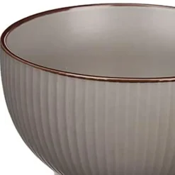 Vivalto schaaltjes/kommetjes - porselein - grijs - D14 cm Discount