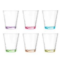 Vivalto Waterglazen/drinkglazen - 12x - mix - 375 ml - 10 cm Discount