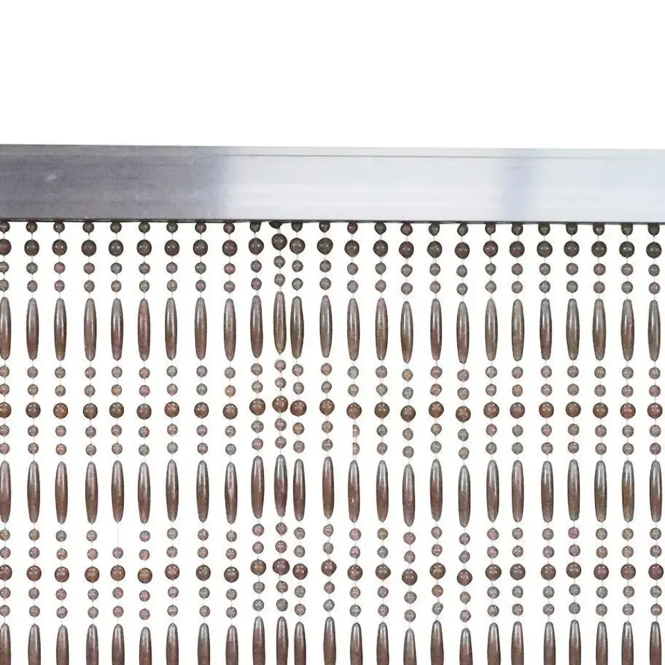 IVOL Vliegengordijn / Deurgordijn - Robin - 90x220 cm - Grijs / Taupe