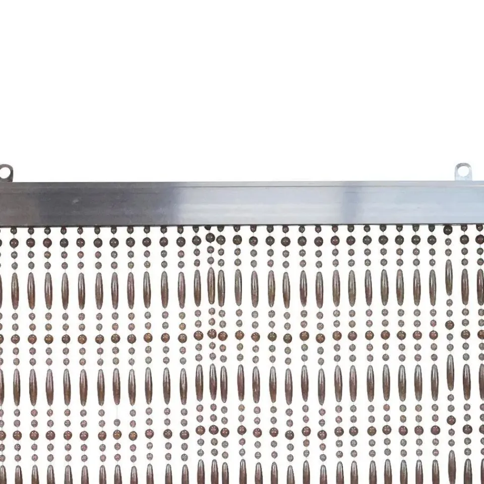 IVOL Vliegengordijn / Deurgordijn - Robin - 90x220 cm - Grijs / Taupe