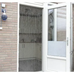 IVOL Vliegengordijn / Deurgordijn - Noah - 90x220 cm - Grijs / Transparant Sale