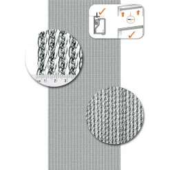 Vliegengordijnenexpert Venetië Vliegengordijn 92x210 cm Hot