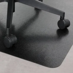 Floortex Vloerbeschermer PVC - Zwart - Harde vloer - 90x120cm Hot