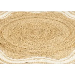 Leen Bakker Vloerkleed Alandi - beige - Ø100 cm Hot