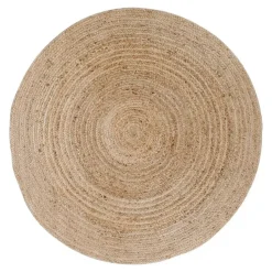 House Nordic Vloerkleed Ø180cm Jute - Naturel - Kleed Bombay Sale