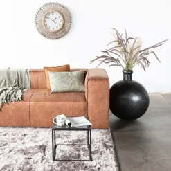 Giga Meubel Vloerkleed Grijs Katoen Polyester - 160x230cm - Olav New