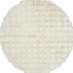 Leen Bakker Vloerkleed Oos - crème - Ø120 cm New