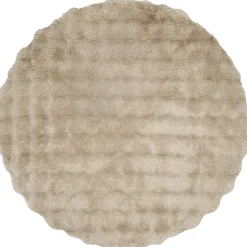 Leen Bakker Vloerkleed Oos - taupe - Ø120 cm