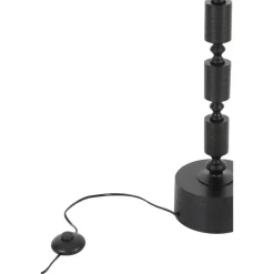 Light & Living Vloerlamp Gitaya - Zwart - Ø18cm New