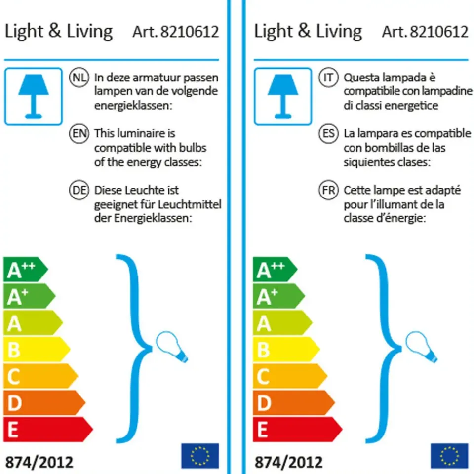 Light & Living Vloerlamp Mace - Zwart - 30x30x140cm Sale