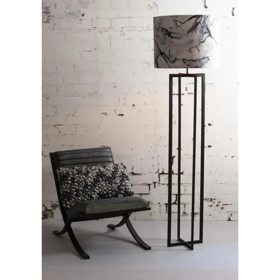 Light & Living Vloerlamp Mace - Zwart - 30x30x140cm Sale