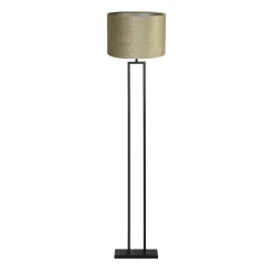Light & Living Vloerlamp Shiva/Gemstone - Zwart/Brons - Ø40x170cm Online