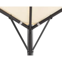 Beliani VOMERO - Tuinpaviljoen - Beige - Staal Best