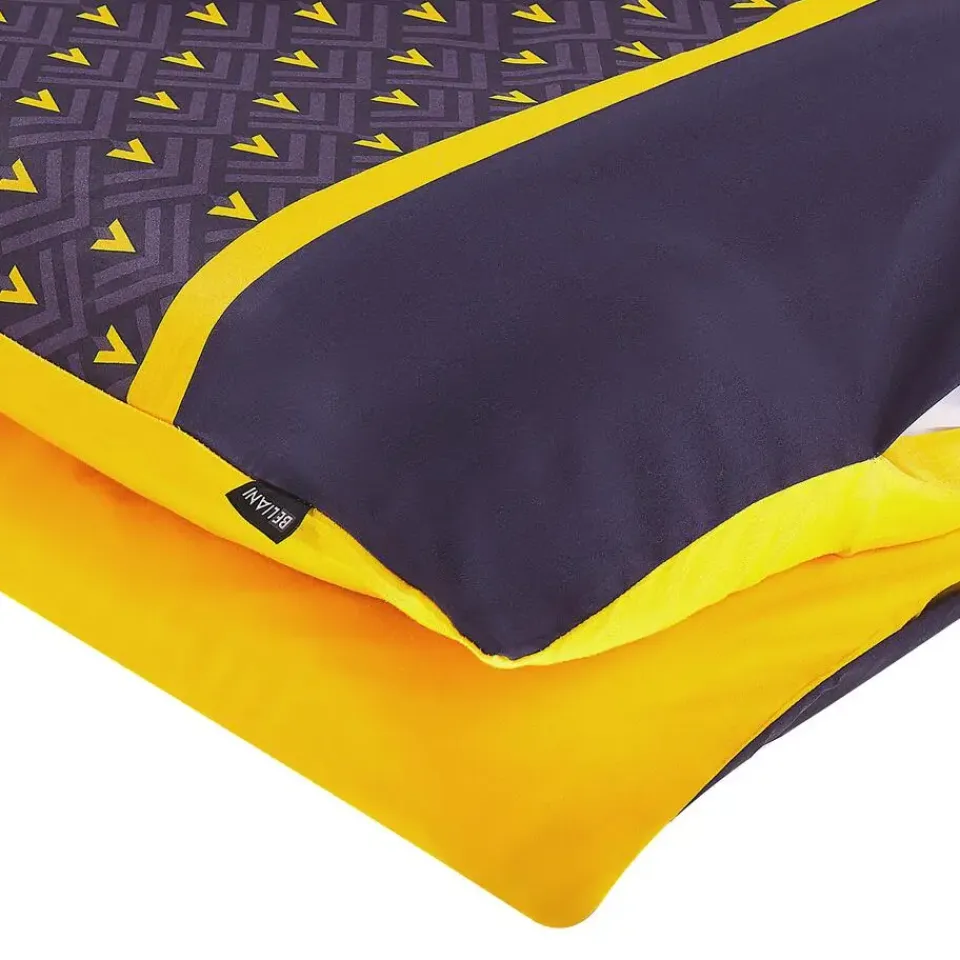 Beliani WALLINGFORD 200 - Beddengoed - Blauw - 135 x 200 cm - Katoen Discount