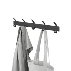ACAZA Wand Kapstok in Metaal, Hangende Muurkapstok van 49 cm Lang met 10 Haken, Zwart Online