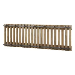 Giga Living Wandkapstok Hout - 13-Haken - 100x10x33cm - Tweak Outlet