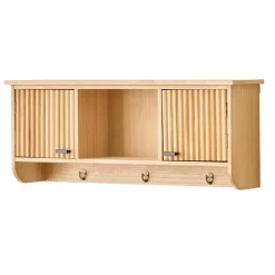 Nordlys Wandkapstok van hout met 2 deuren Online