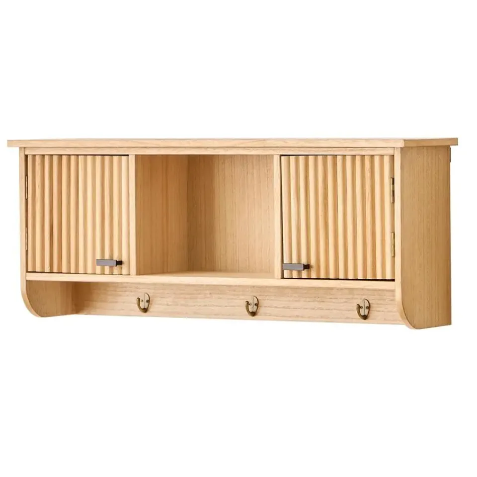 Nordlys Wandkapstok van hout met 2 deuren Online