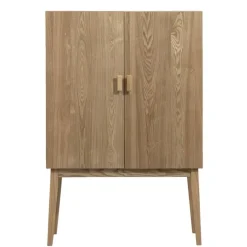 Leen Bakker Wandkast Enea - essen naturel - 150x100x40 cm Outlet