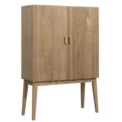 Leen Bakker Wandkast Enea - essen naturel - 150x100x40 cm Outlet