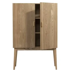 Leen Bakker Wandkast Enea - essen naturel - 150x100x40 cm Outlet