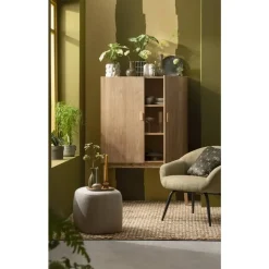 Leen Bakker Wandkast Enea - essen naturel - 150x100x40 cm Outlet