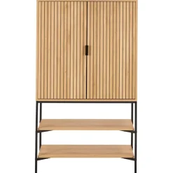 Giga Living Wandkast Naturel Eikenlook - 80x40x140cm - Juna New