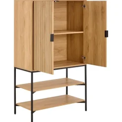 Giga Living Wandkast Naturel Eikenlook - 80x40x140cm - Juna New