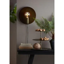 Light & Living Wandlamp Disc - Goud - Ø30cm Discount