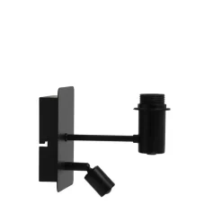 Light & Living Wandlamp Montana - Zwart - 20x11x18cm