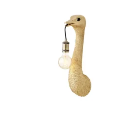 Light & Living Wandlamp Ostrich - Goud - 18x15,5x57,5cm