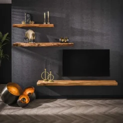 Giga Living Wandplank Acaciahout 200cm - 200x25x8cm - Plank Tree Online