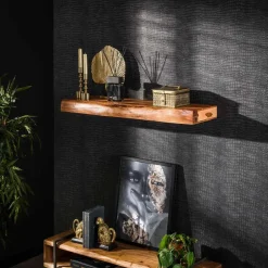 Giga Living Wandplank Acaciahout 100cm - 100x25x8cm - Plank Tree Online