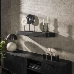 Giga Living Wandplank Grijs Metaal - 100x29x8cm - Metallic Best