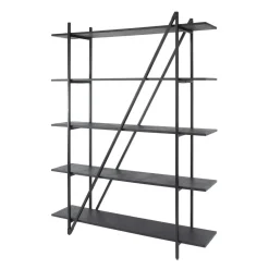 Giga Living Wandrek - Metaal - 140x180cm - Zwart - Piega New