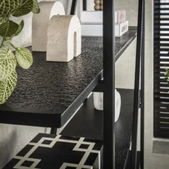 Giga Living Wandrek - Metaal - 140x180cm - Zwart - Piega New