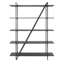 Giga Living Wandrek - Metaal - 140x180cm - Zwart - Piega New