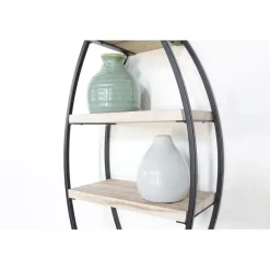 IVOL Wandrek ovaal met 4 houten plankjes - 36x80cm Hot