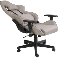 Beliani WARRIOR - Gamestoel - Beige - Polyester Clearance