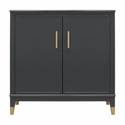 Cosmoliving by Cosmopolitan Westerleigh - Wandkast met 2 MDF deuren in zwart Best