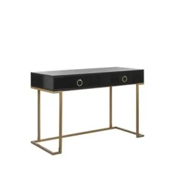 Beliani WESTPORT - Kaptafel - Zwart - Metaal Discount