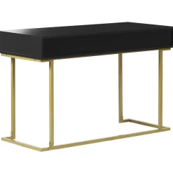 Beliani WESTPORT - Kaptafel - Zwart - Metaal Discount