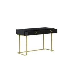 Beliani WESTPORT - Kaptafel - Zwart - Metaal Discount