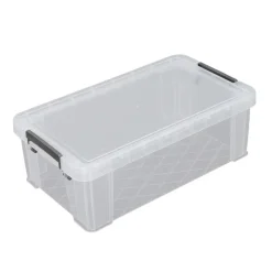 Whitefurze Opbergbox - 5,8 liter - Transparant - 35 x 19 x 12 cm Clearance