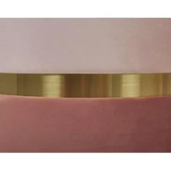 Beliani WICHITA - Poef - Roze - 36/31 cm - Fluweel Online